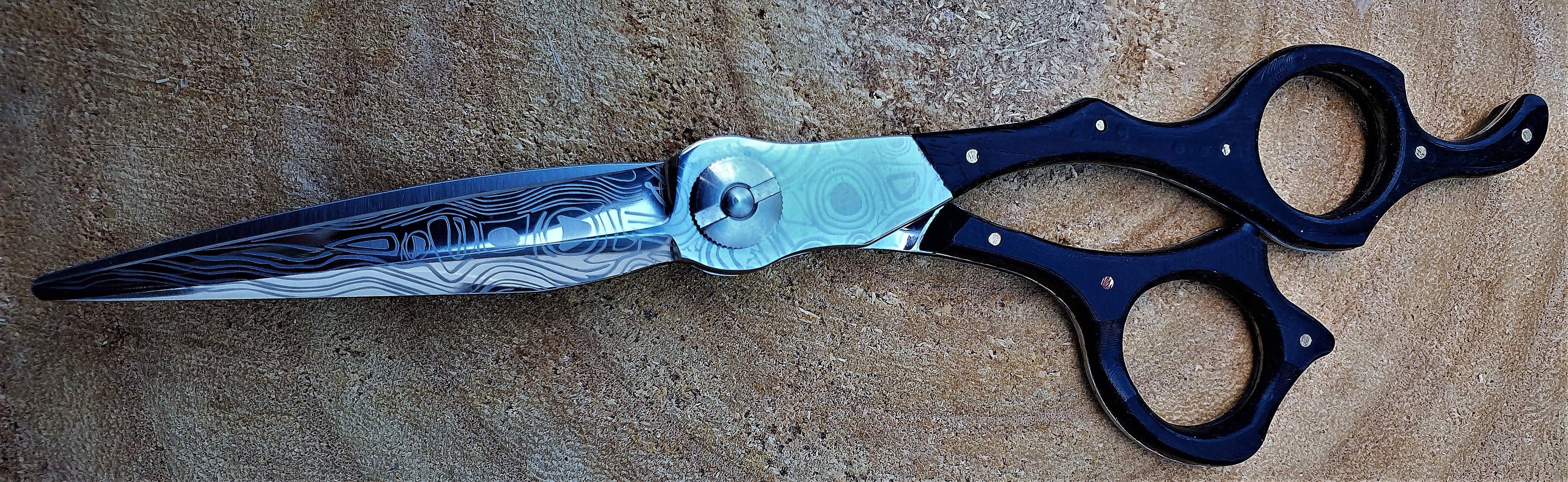 STERNSTEIGER – Großhandel Haarscheren – Sternsteiger Schwert-Haarschere in Vg-10 und Holzgriff5