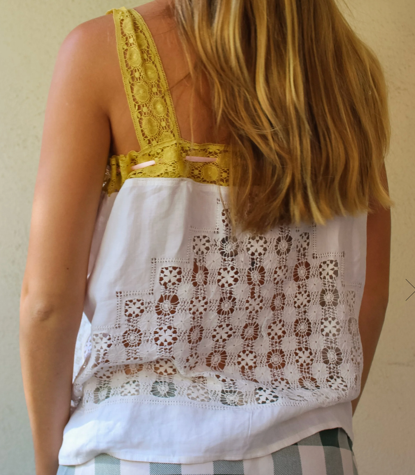 Soleil et Amis - Wholesale Blouse - Women's - the Annabelle top - Handmade Vintage Upcycled Tanktop4