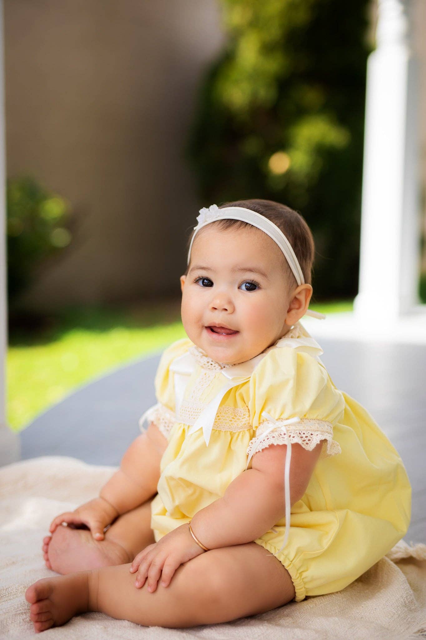 Posh Pickle - Wholesale Bodysuit (Non-Footed) - Baby - Bristol Yellow Heirloom Bubble12