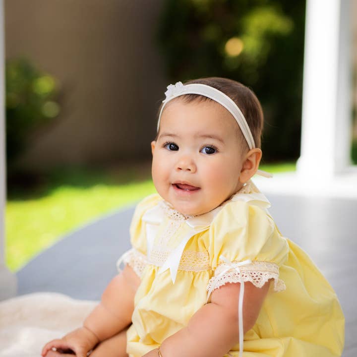 Posh Pickle - Wholesale Bodysuit (Non-Footed) - Baby - Bristol Yellow Heirloom Bubble12