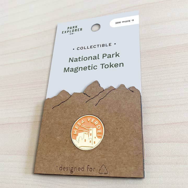 Mesa Verde National Park Enamel Magnet for wholesale by Park Explorer Co.