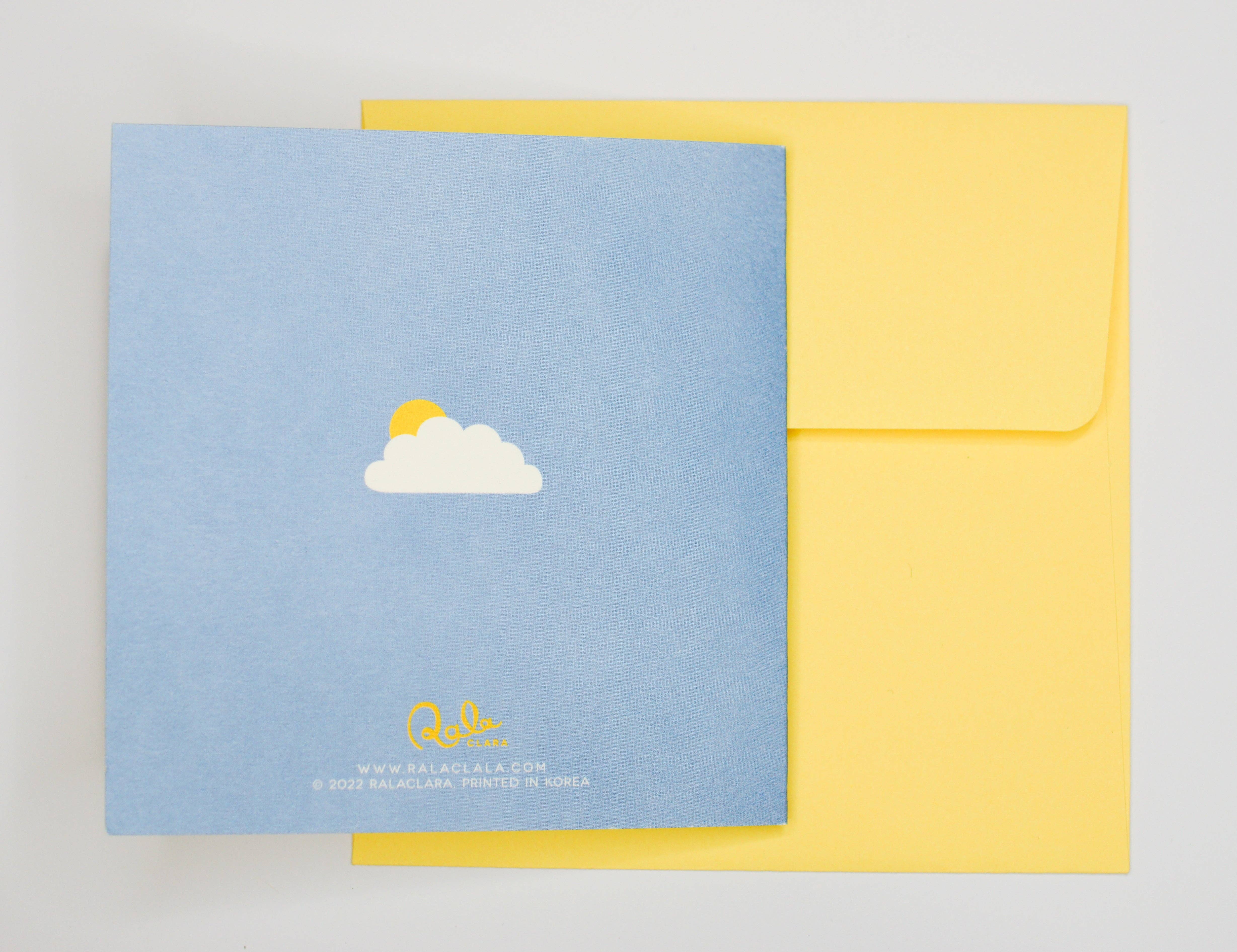 RalaClara – wholesale Everyday greeting card – Have a Nice Day (Rainbow) + Cloth Badge | Greeting Card2