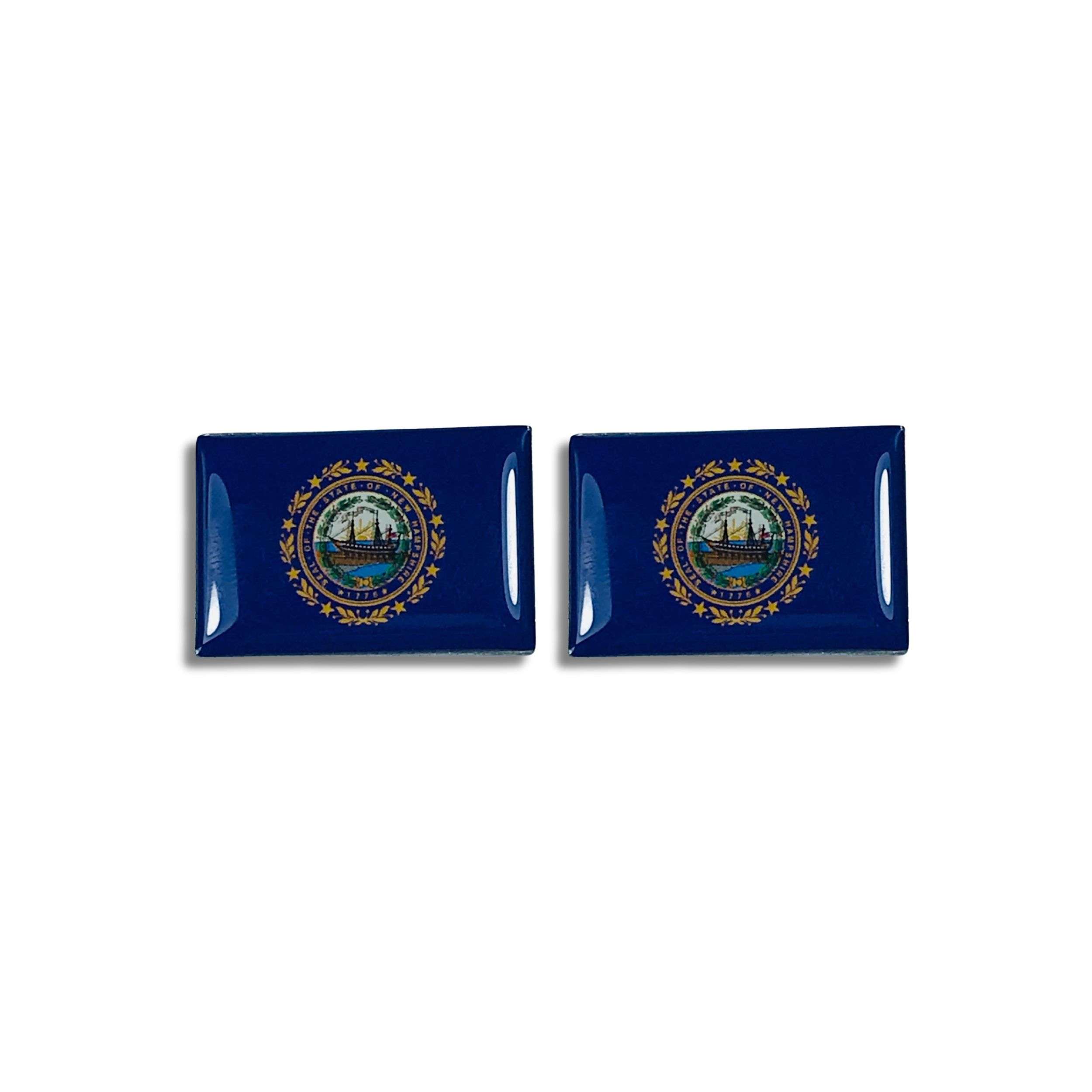 Astur Pins - Wholesale Knopjes/oorstekers - Manchetknoopjes - Vlag van de staat New Hampshire - VS0