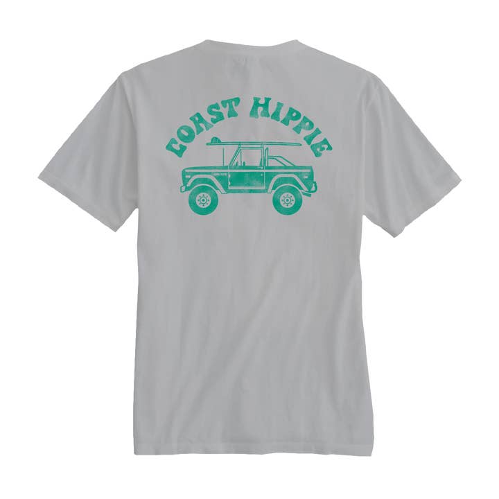 Bronco SS Unisex Short Sleeve T-Shirt In 100% Cotton for wholesale by Coast Hippie