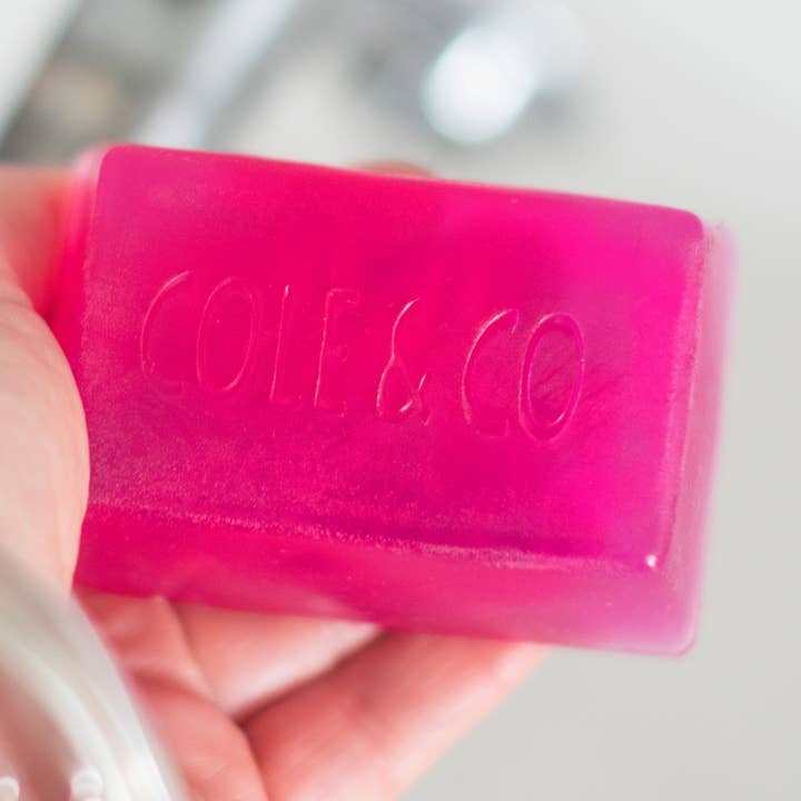 Rose Geranium unwrapped soap for wholesale by Cole & Co