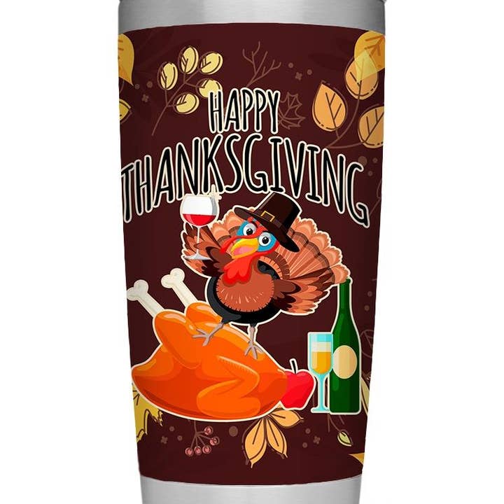 Buon Giorno del Ringraziamento! Tumbler per la vendita all'ingrosso da parte di Giniverse108