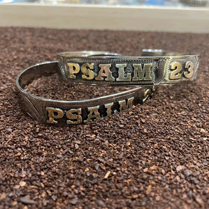 Manchette Psaume 23 pour homme pour la vente par Texas Lux