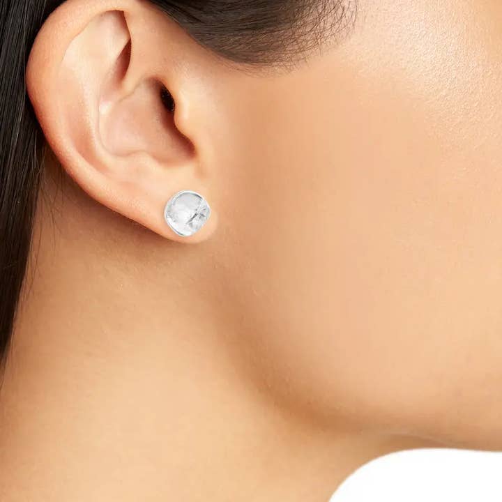 KARINE SULTAN - Wholesale Stud/Post Earrings - Minimalist Small Flat Stud Earrings for Everyday Elegance6