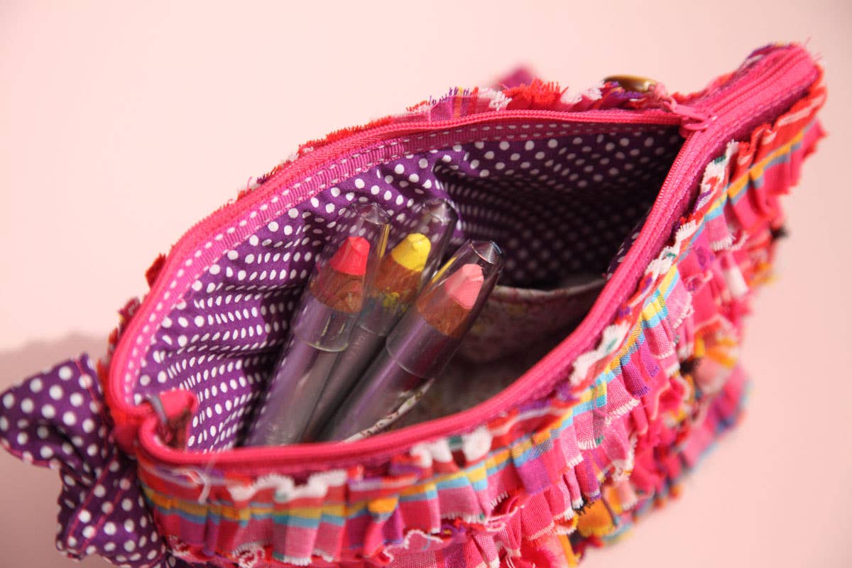 B&P Italia - Wholesale Pouch - Women's - Hand-stitched CASABLANCA zip clutch bag1