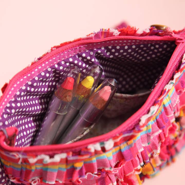 B&P Italia - Wholesale Pouch - Women's - Hand-stitched CASABLANCA zip clutch bag1