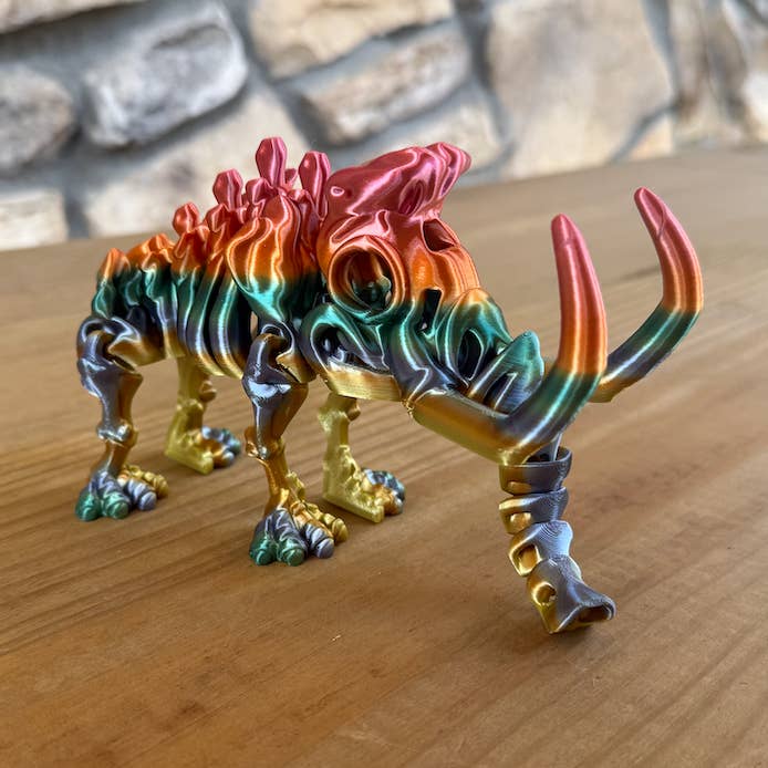 Scheletro Mammut 3D Flexi - Sensoriale, Antistress & Regalo Unico per la vendita all'ingrosso da parte di LNZ Custom Design