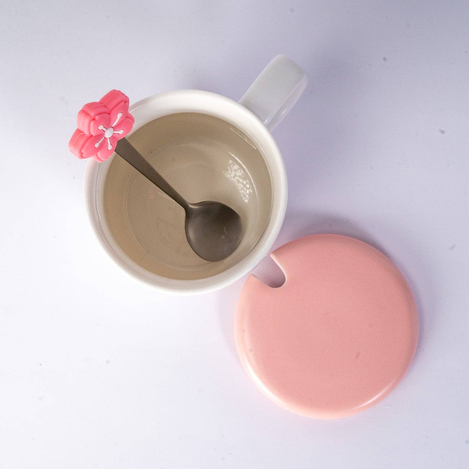 Urban Tokyo - Wholesale Coffee Mug - Happy Rabbit 12oz Mug With Lid and Spoon (10/30)2