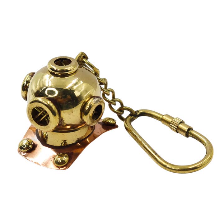 Dollond & Co. – wholesale Keychain – Unisex – Brass Diving Helmet Keyring5