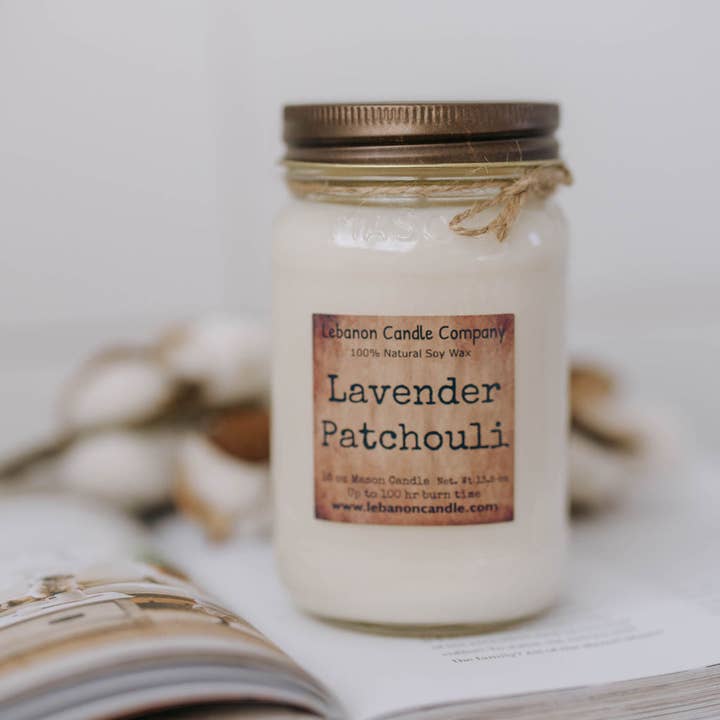 Lebanon Candle Company - Wholesale Jar/Filled Candle - Lavender Patchouli Candle3