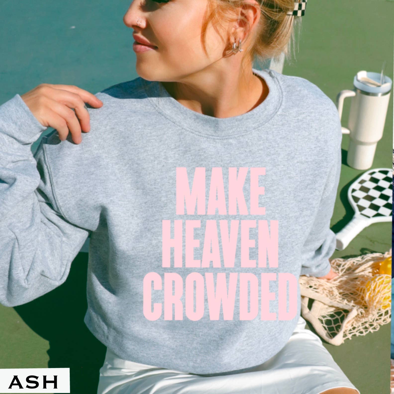 Shoppe SHC - Wholesale Graphic Sweatshirt - Women's - Make Heaven Crowded Christian Graphic Sweatshirt 7