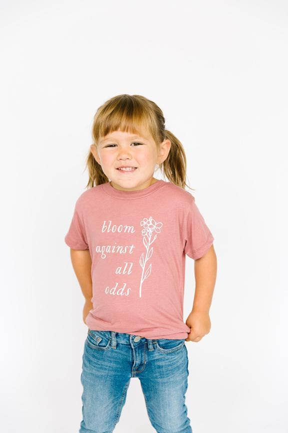Nature Supply Co - Wholesale Screen Printed T-Shirt - Kids - Bloom Against All Odds T shirt | Kids Graphic Tee5