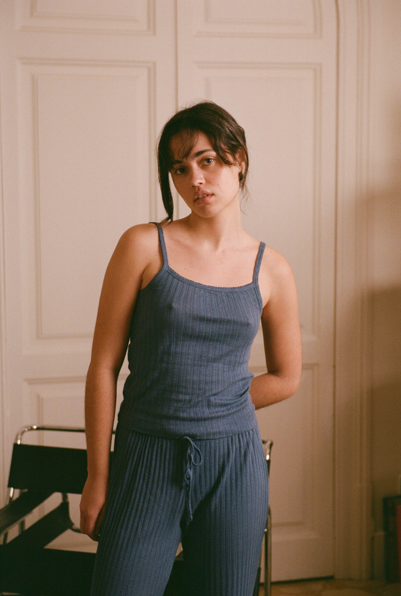 Nénés - Wholesale Tank Top - Women's - Emilie tank top - Blue2