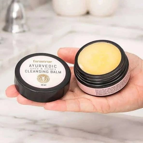 Ayurvedic Face Cleansing Balm: Ghee & Honey for wholesale by Farmtrue