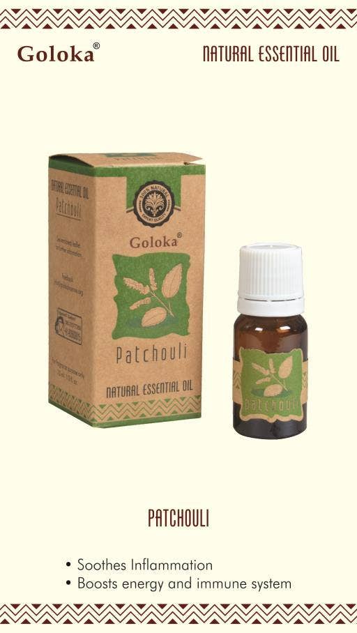 International Gifts Ltd. - Wholesale Essential Oil - Goloka Patchouli Natural & Undiluted Essential Oil 10Ml-0410