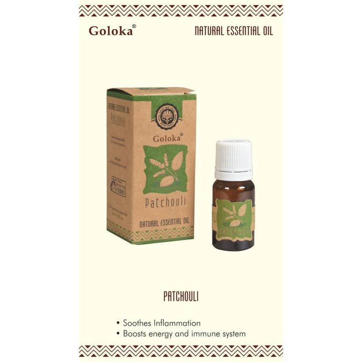 International Gifts Ltd. - Wholesale Essential Oil - Goloka Patchouli Natural & Undiluted Essential Oil 10Ml-041