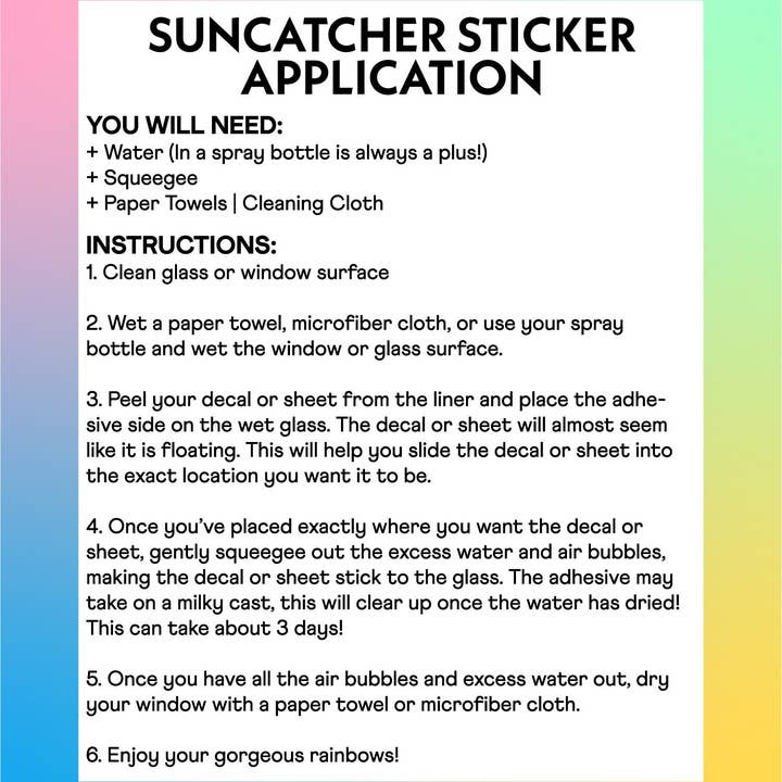 Ren-O-Graphics - Wholesale Suncatcher - STAINED GLASS WINDOW SUNCATCHER STICKER1