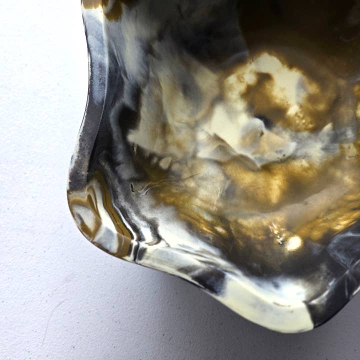 Gibb & Daan - Vendita all'ingrosso Insalatiera - Ciotola Raccogli-Resina – Forma Organica, Grande Dimensione - Fatto a Mano4