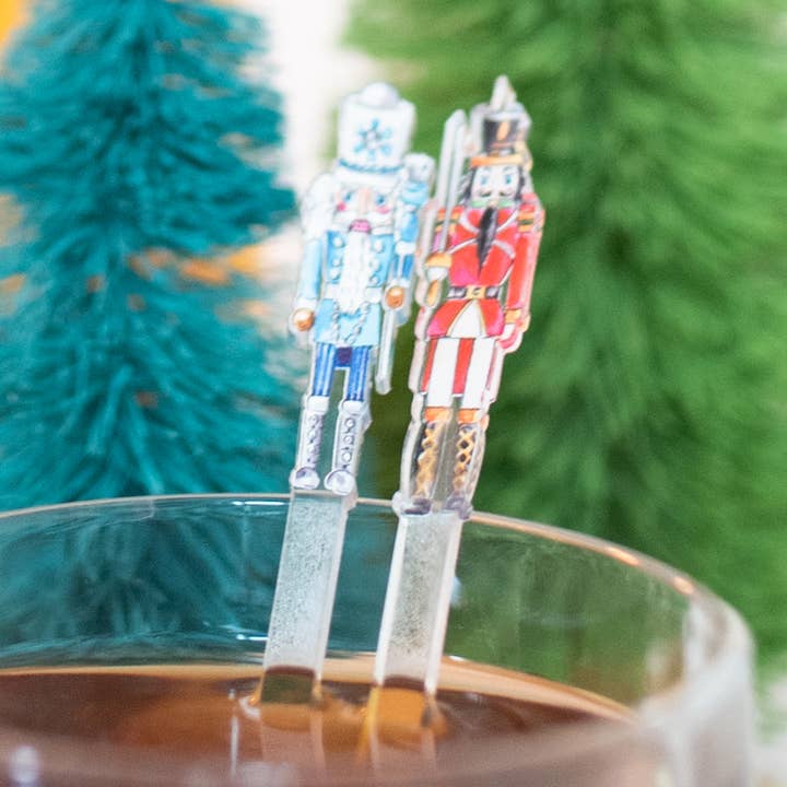 COMBINAZIONE DI BASTONCINI ACRILICI PER SCHIACCIANOCI HAPPY HOLIDAYS per la vendita all'ingrosso da parte di XO ACRYLICS | ACRYLIC STICKS