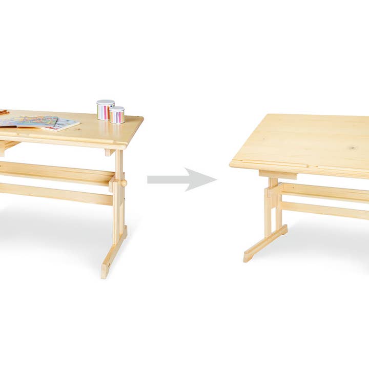 Pinolino Kinderträume GmbH - Wholesale Desk Set - Children's desk 'Lena', clear lacquered1