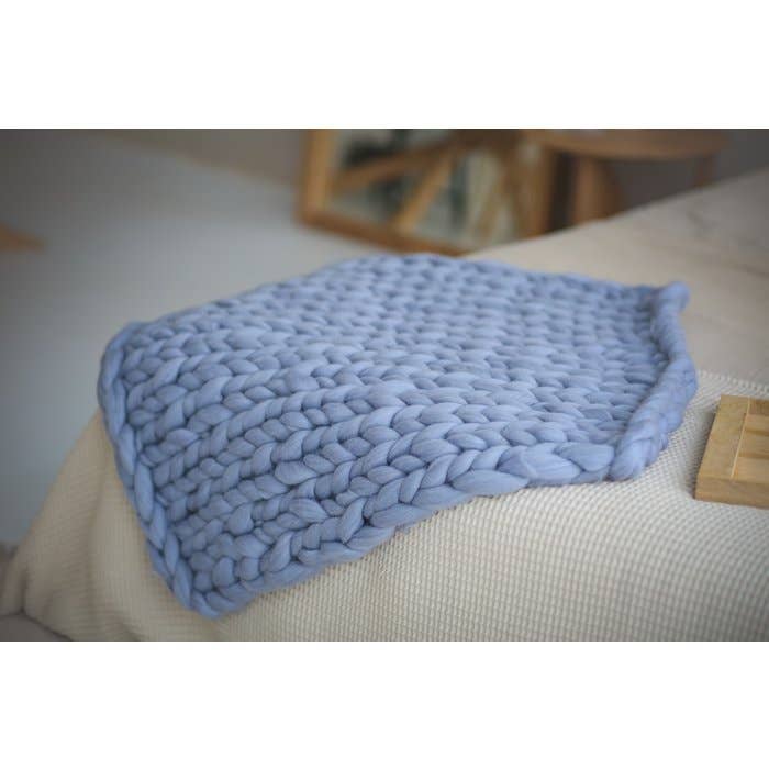 Schaapmaatje - Wholesale Throw Blanket - Warm, Soft Living Blanket XXL Hand-Knitted, 100% Pure Merino Wool5