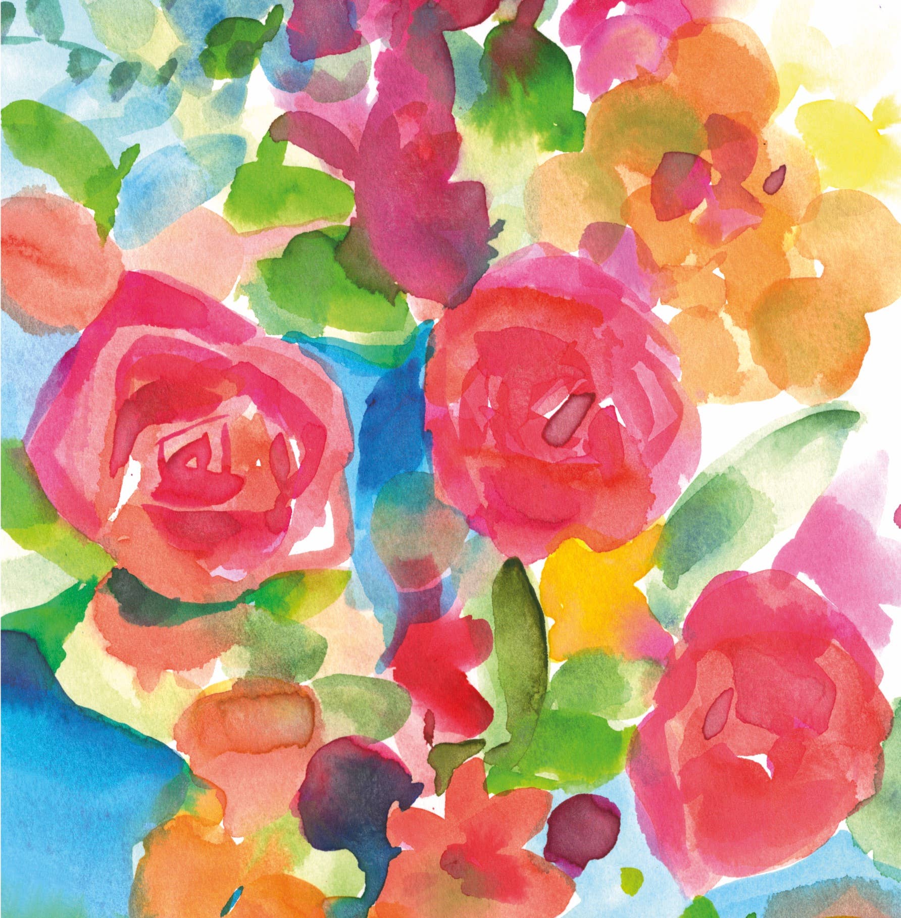 Diana Fegredo Studio - Wholesale Everyday Greeting Card - Rose Garden Greetings Card1