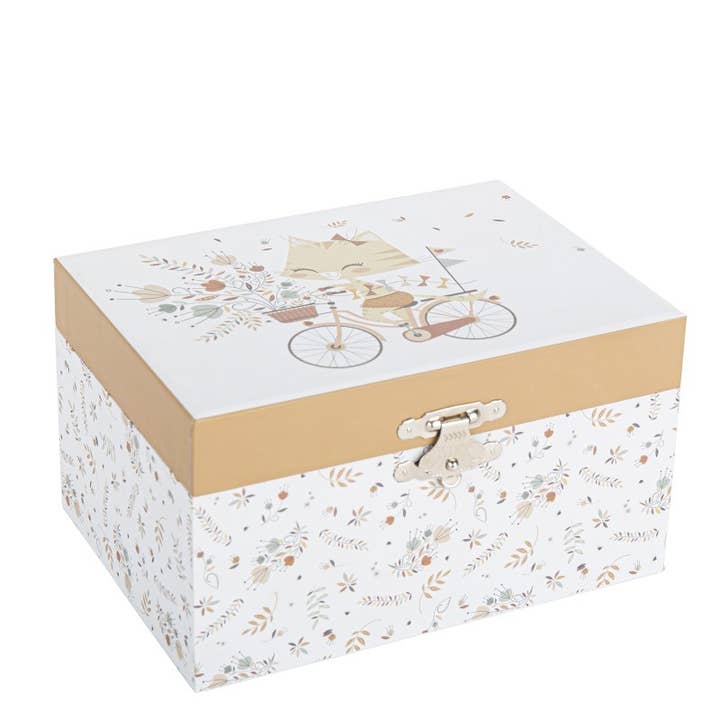 Musical Box Cat In The Meadow for wholesale by TROUSSELIER SAS