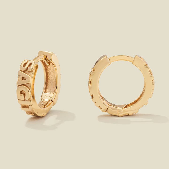 Schütze Huggie Creolen für den Großhandel von Made By Mary