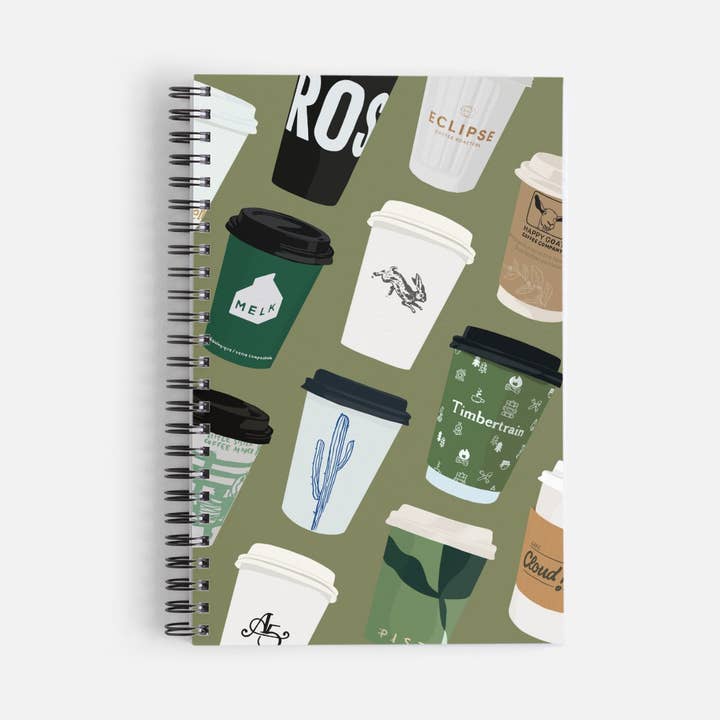 Coffeeshop Anteckningsbok för wholesale av ritual & fern