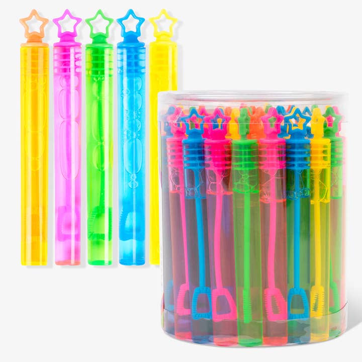 The Twiddlers – wholesale Bubble wand – Child – 40 Mini Star Bubble Wands