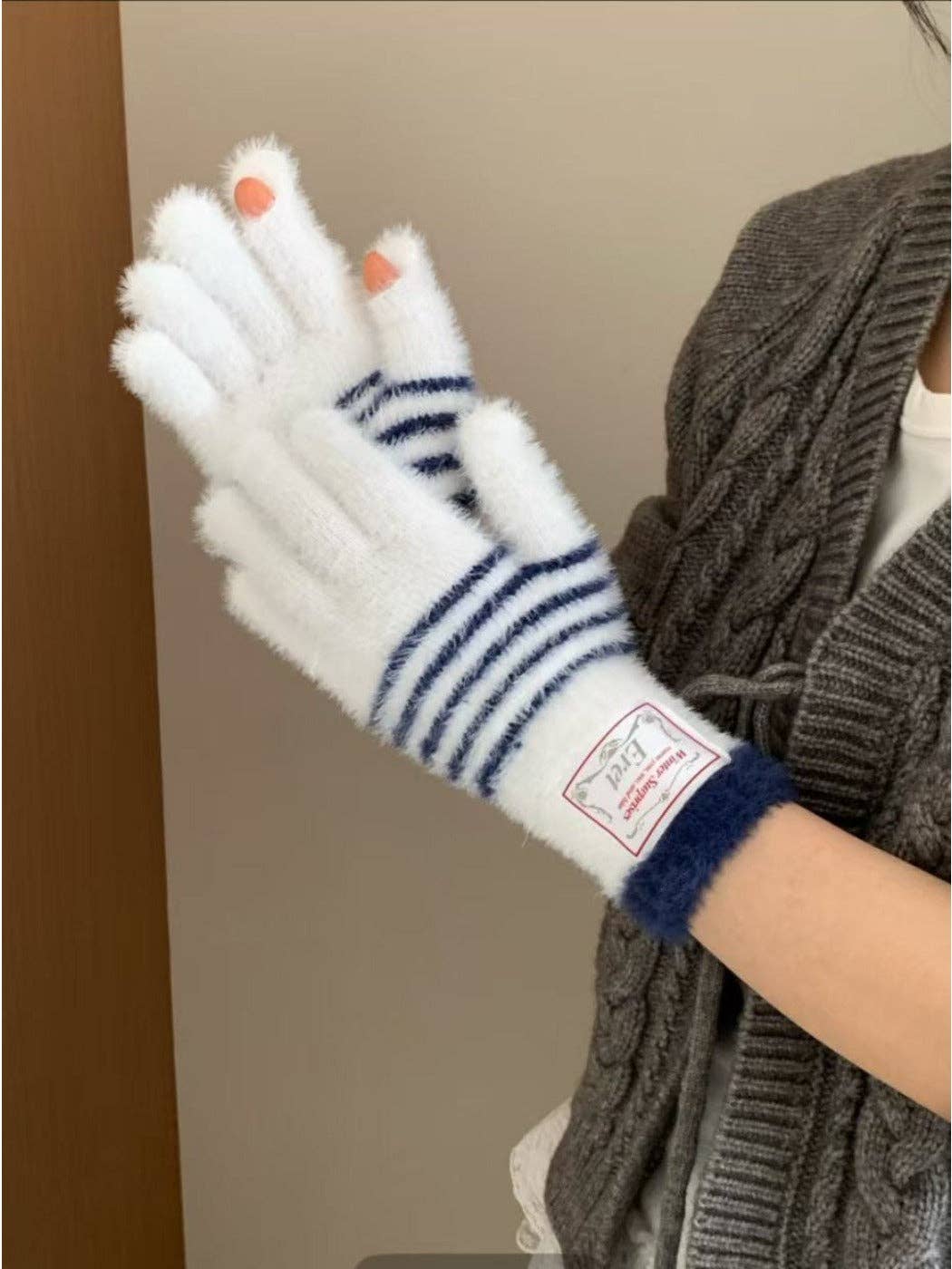 Funkyrel® Atzbranding Limited - Wholesale Gloves - Women's - Gloving - Women’s Touchscreen Stripe Gloves6