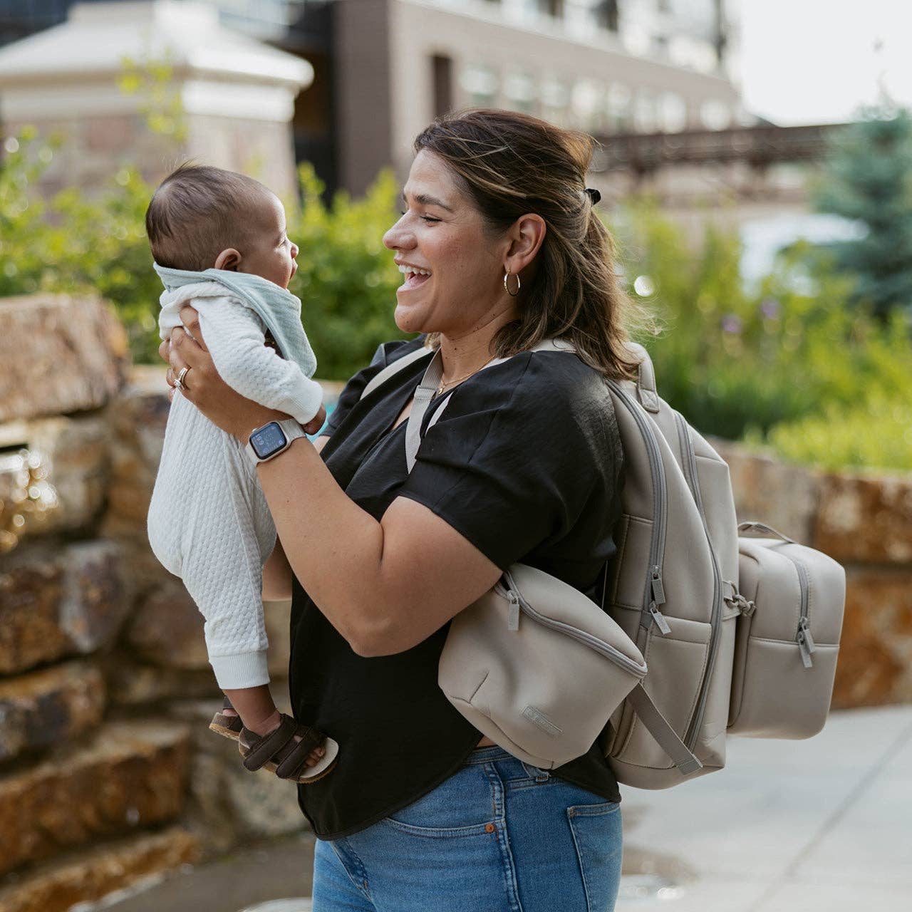 Parker Baby Co. - Wholesale Diaper Bag - Baby - Drift Neoprene Diaper Backpack16