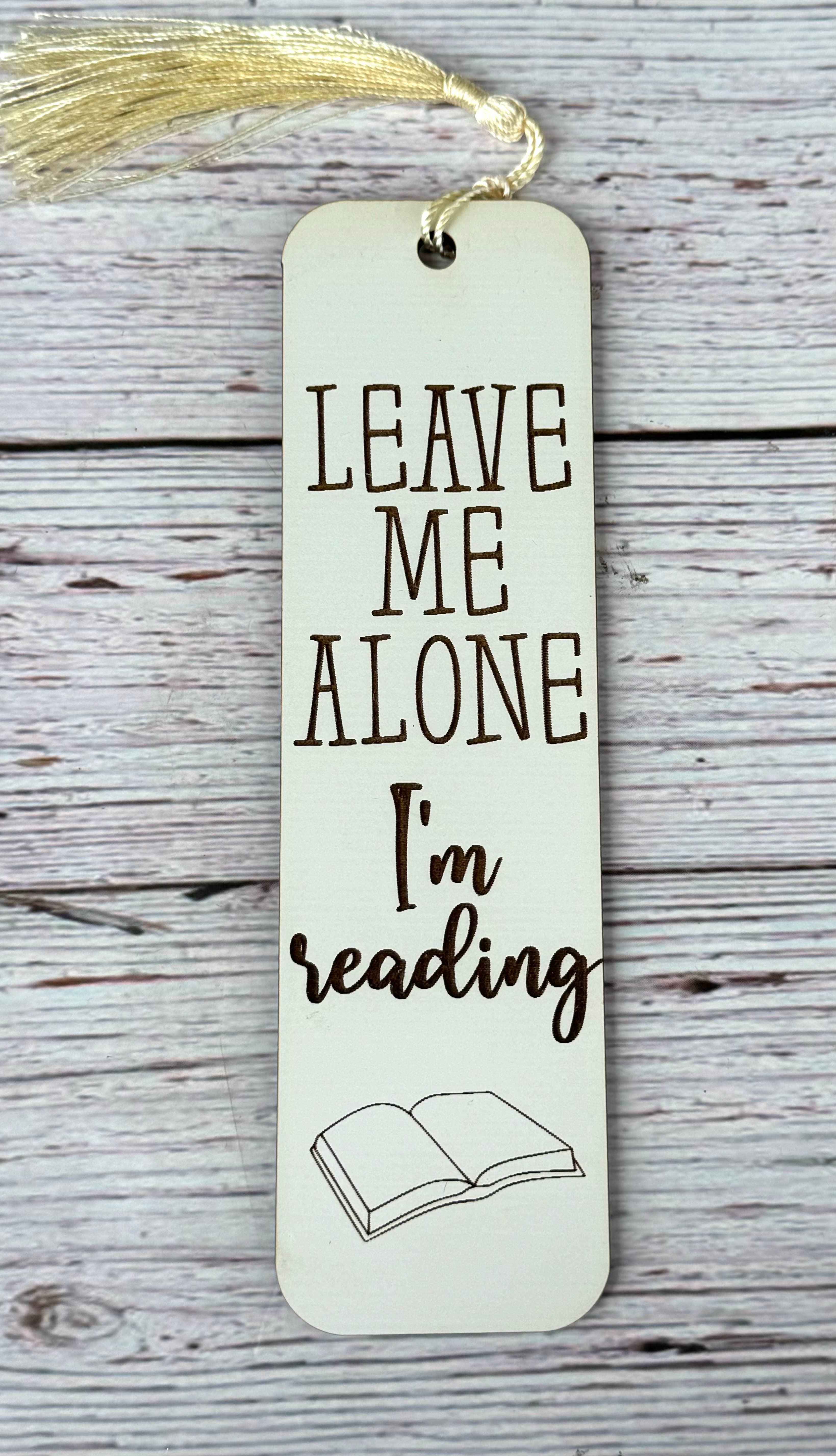 Tara’s Craft Room - Wholesale Bookmark - Wood Engraved Bookmarks with funny sayings22