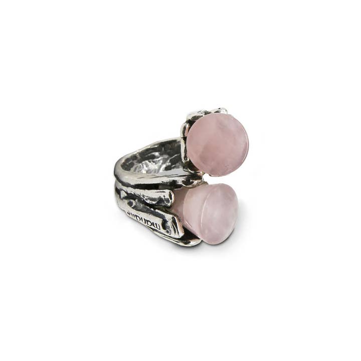 Mandile Gioielli - Wholesale Cocktail/Statement Ring - Silver ring with semiprecious stones (AR030)2