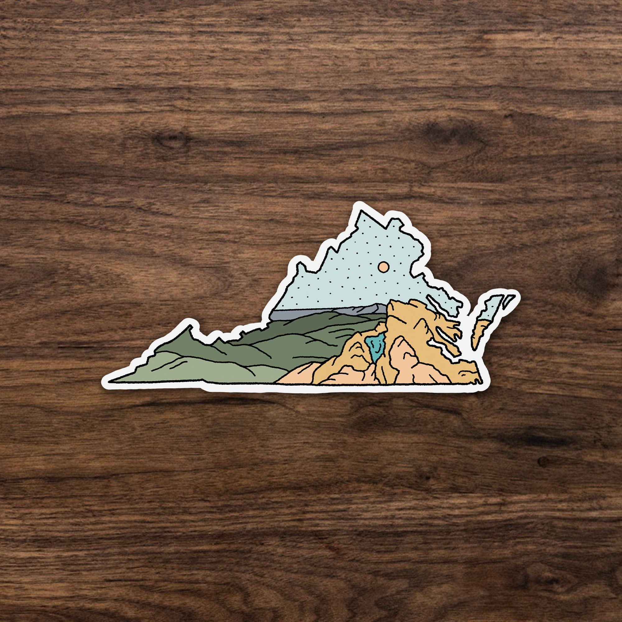 The XPLR More Collective - Wholesale Sticker - State Stickers (All 50 States available!)48
