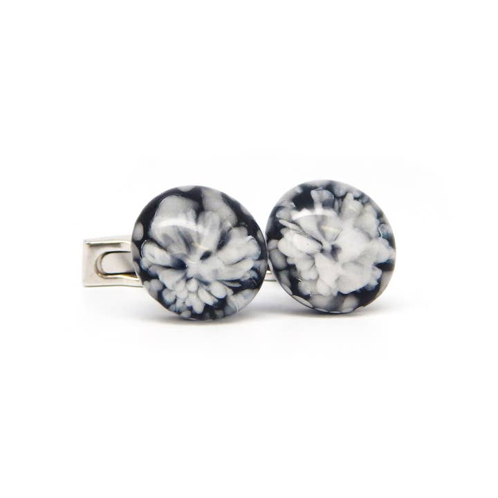 Boutons de manchette « Frozen Waters » pour la vente par 1771 Philadelphia Glass Works