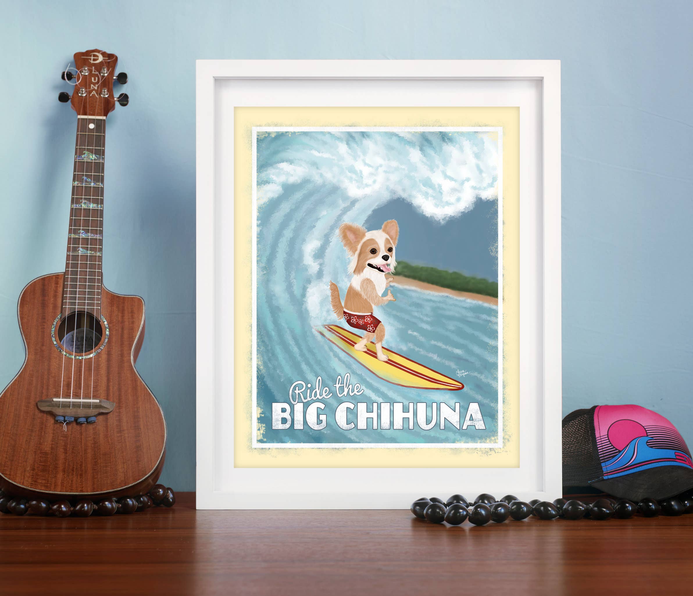 Laura Bergsma Studio – Engroshandel Kunsttryk – Chihuahua Hundekunsttryk, Den store Chihuna7