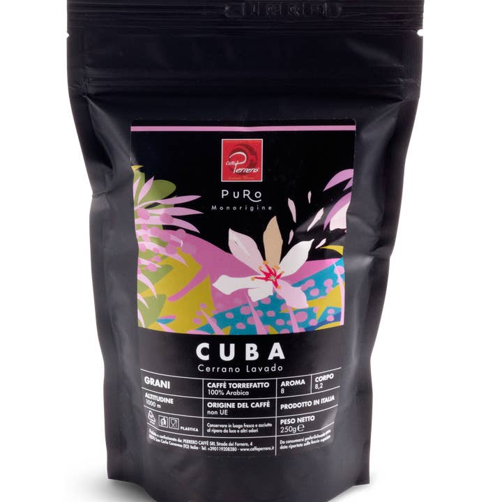 Caffè Perrero - Wholesale Coffee Beans - Perrero Pure Origin Coffee - Cuba Cerrano 250g