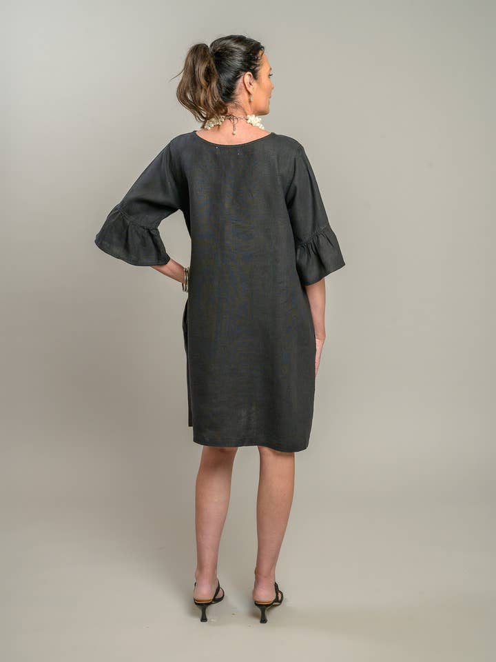 Arte Italica & Crown Linen Designs - Vendita all'ingrosso Vestito - Donna - Abito in lino Bethany3