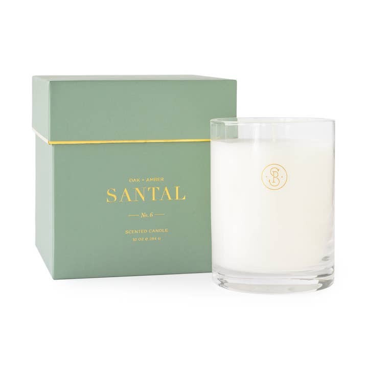 Oak + Amber Santal Signature Candle for wholesale by Sugar Paper