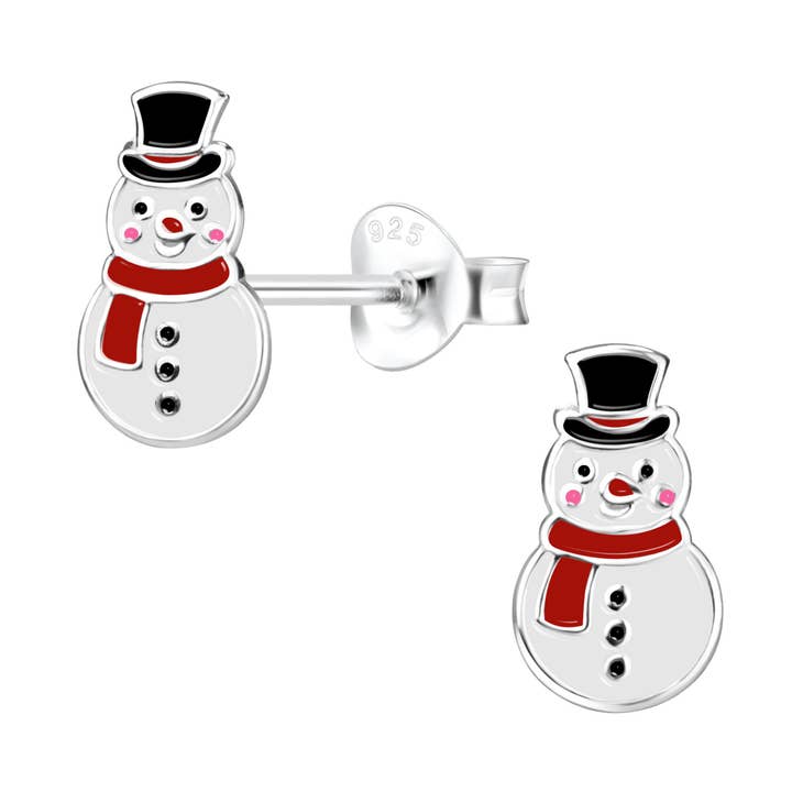 E-242 Snowman Earrings for wholesale by Moonrise Jewelry