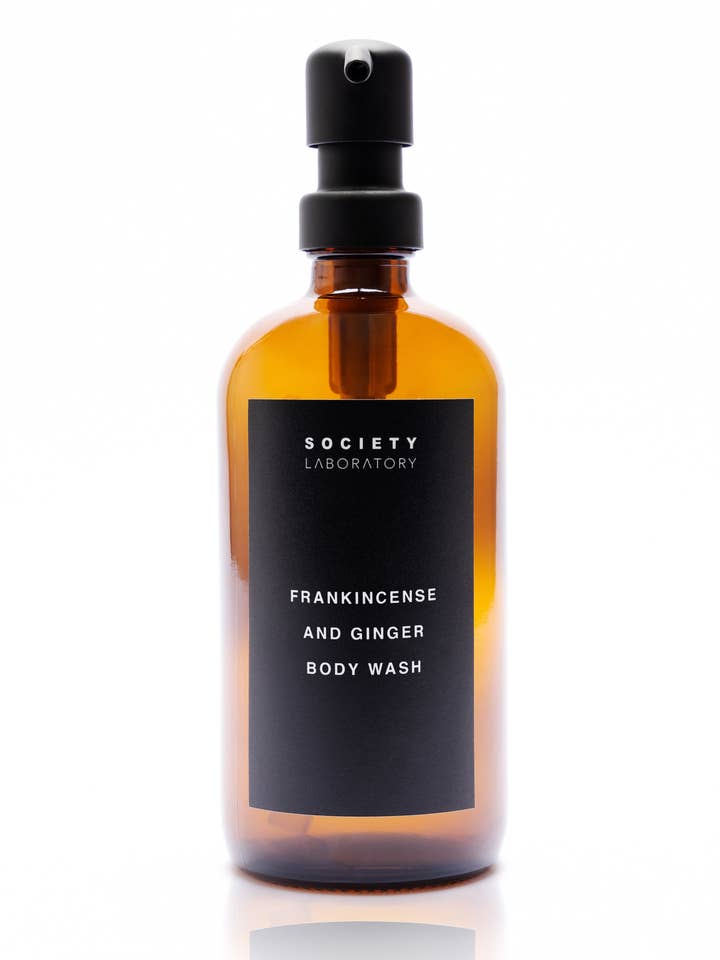 FRANKINCENSE AND GINGER BODY WASH for wholesale by Society Laboratory
