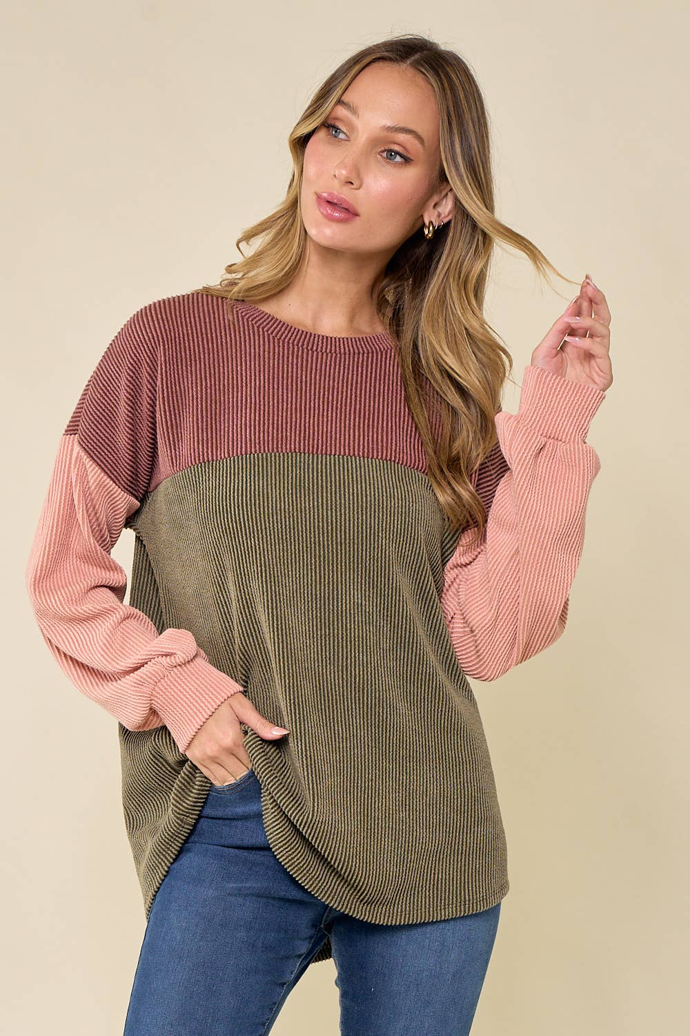 lovely melody – wholesale Sweatshirt - Dam – LMT3379-S-Time to Love Sweatshirt71