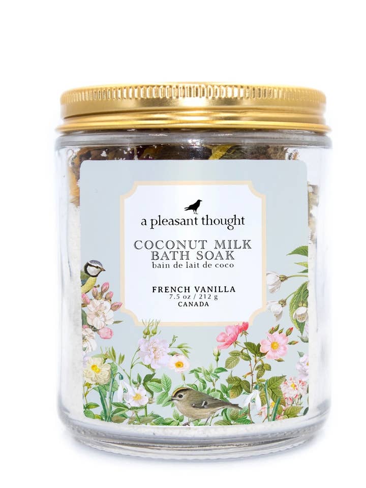 FRENCH VANILLA | COCONUT MILK BATH SOAK for wholesale by A Pleasant Thought