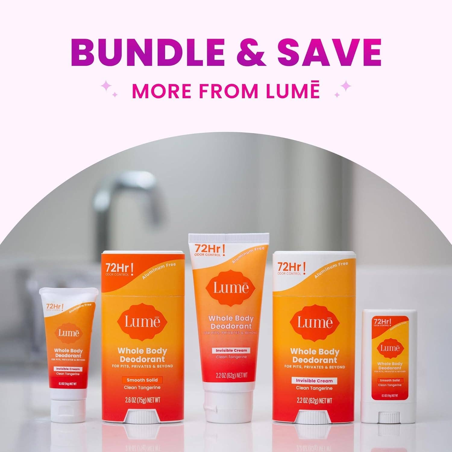 MEHIAZ – wholesale Deodorant – Women's – Lume Whole Body Deodorant Cream – Clean Tangerine8