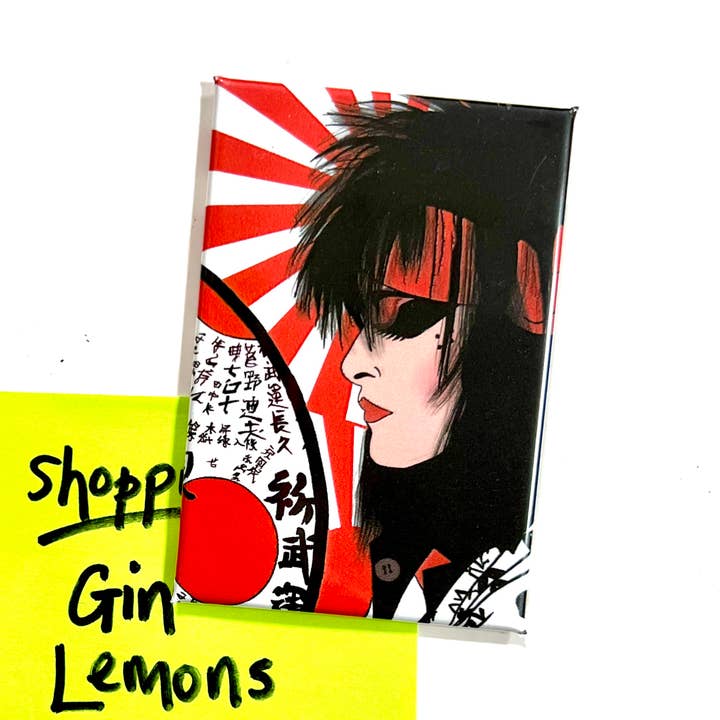 Bite Your Granny - Wholesale Magnet - Siouxsie Goth Inspired Fridge Magnet